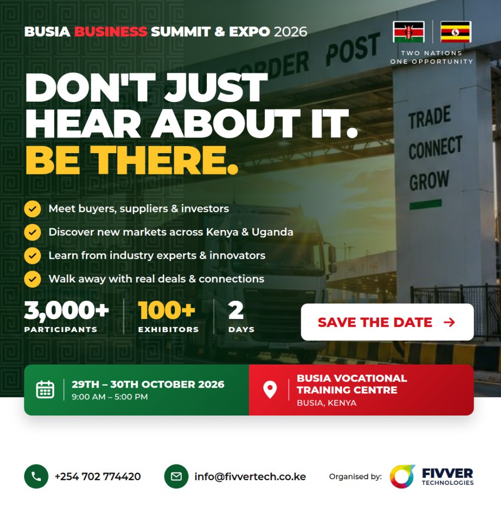 Busia Business Summit & Expo 2026 poster